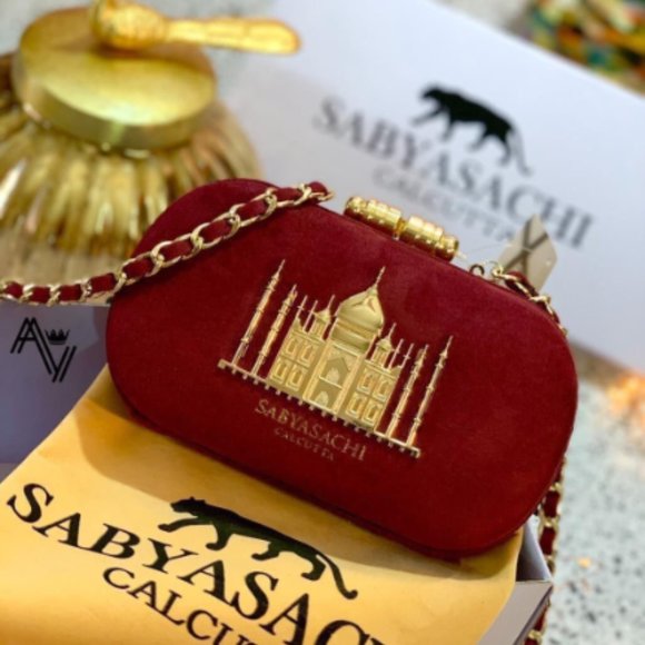Bags Sabyasachi Taj Mahal Inspired Clutch Bag For Bridesmaid For